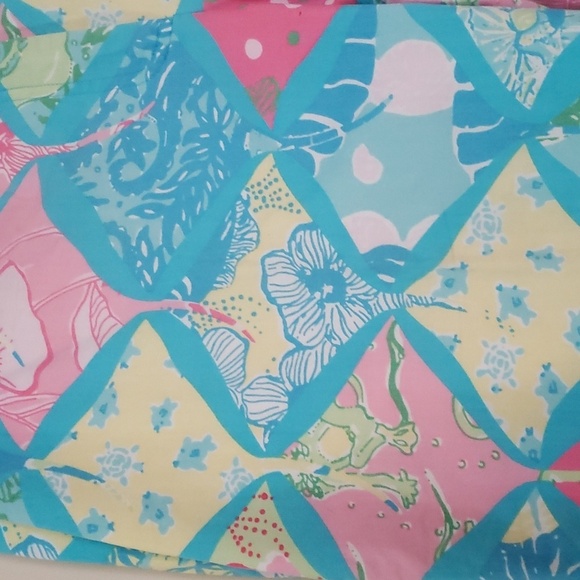 Lilly Pulitzer Manta Ray Cropped Capri Pedal Pusher pants size 12 - Picture 2 of 7